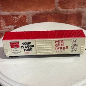 Life Like Boxcar Campbell's Soup M'm M'm Good 50' Model Train Box Car 8433